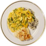 Haehnchensteak-Mixgemuese